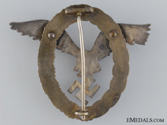 An Early Luftwaffe Pilot's Badge Named To Klalber