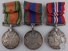Three Second War Canadian Service Medals