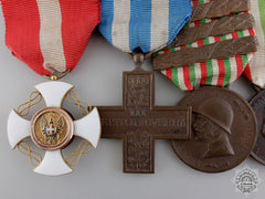A First War Italian Order Of The Crown Medal Bar