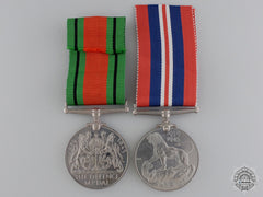 A Second War British Issued Medal Pairing