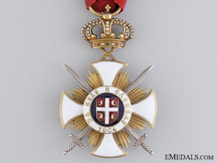 A Serbian Order Of Kara-George With Swords; 4Th Class