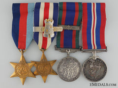A Canadian Medal Group To W.j. Harpell; Algonquin Regiment