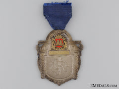 A 1945 Chilean Merchant Marine Fourth Class Medal & Document