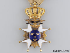 An Early Swedish Order Of The Sword In Gold; Circa 1860