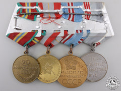 A Soviet Russian Medal Bar