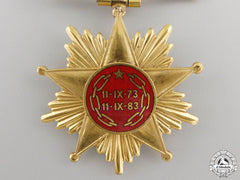 Chile, Republic. A President Allende 10Th Anniversary Medal