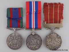 Wwii Canadian Forces Decoration Medal Group