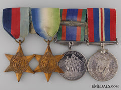 A Second War Canadian Naval Medal Group With Miniatures