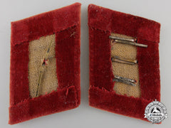 A Early Pair Of Nsdap Collar Tabs