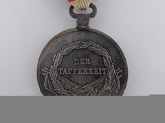 An Austrian Silver Bravery Medal; First Class