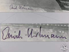 A Post War Signed Photograph Of Knight's Cross Recipient