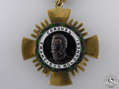 A Peruvian Cross Of Military Merit; Knight