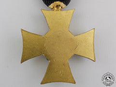 .An Austrian Long Service Cross - Bronze, 33.45Mm, Silver Eagle, Very Fine