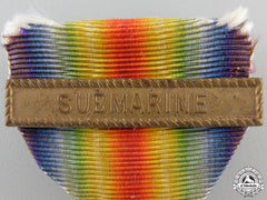 An American First War Victory Medal; Submarine Service
