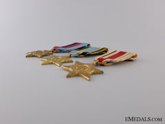 Three Miniature Second War Campaign Stars