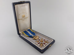 An Order Of The Crown Of Romania; Military Division With Swords