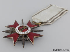 A Bulgarian Order For Bravery; Fourth Class