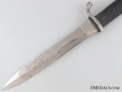 Army Etched Short Bayonet By F.w. Holler