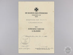 A Medal & Award Document Group To The  Reserve Panzer Regt.