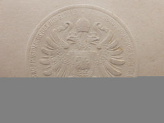 An Austrian Commission Document To Major General Peter Blazic