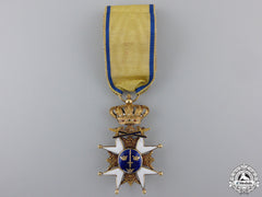 A Swedish Order Of The Sword In Gold; First Class