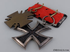 A First War German Medal Bar; Marked G3