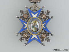 The Serbian Order Of St.sava; Fifth Class By Huguenin Freres