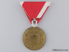 A Croatian Second War A.pavelic Bronze Bravery Medal