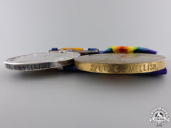 A First War South African Officer's Medal Pair