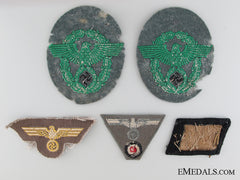 Five Pieces Of Wwii German Insignia