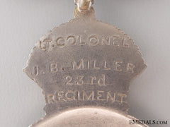 A Colonial Auxiliary Forces Officers Decoration To The 23Rd Regiment