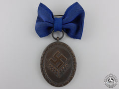 A Rad Long Service Award For Women; 4Th Class With Case