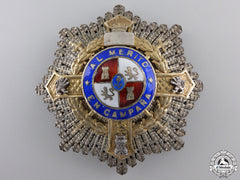 A Franco Era Spanish War Cross; Breast Star