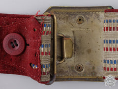 A Royal Yugoslavian Officer's Belt And Buckle By Sorlini Varazdin