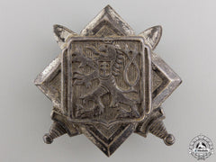 A Second War Czech Pilot's Badge With Photograph