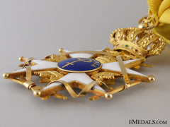 A Swedish Order Of The Sword; Grand Cross In Gold