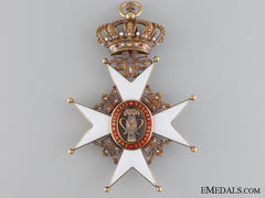 A Swedish Order Of Vasa In Gold; Grand Cross