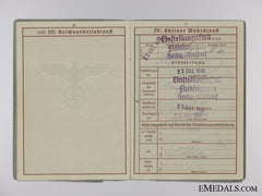 A Luftwaffe Wehrpass To Spotlight Battery & Denmark Service