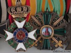 A Fine Military Karl Friedrich Merit Order Medal Bar
