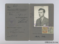 The Wehrpass & Driver’s License Of Martin Völtz