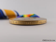 A First War Medal Group To The 20Th Canadian Infantry Cef