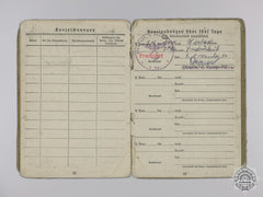A Soldbuch To The 313Rd Special Training Reserve Battalion