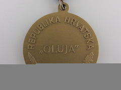 A 1995 Republika Hrvatska Operation Storm Medal With Case