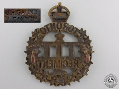 A First War 3Rd Infantry Battalion "Toronto Regiment" Cap Badge
