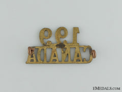 A 199Th Canadian Infantry Shoulder Insignia