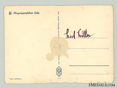 Theodor Eicke Ss Totenkopf Commander Signature
