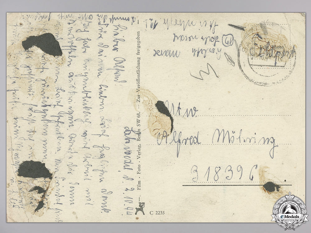 A Signature Of Generalfeldmarschall Erwin Rommel 1944 – eMedals