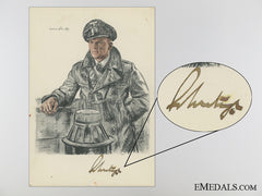 The Signature Of Admiral Doenitz