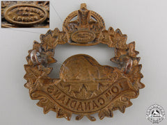 A First War 10Th Infantry Battalion Cap Badge