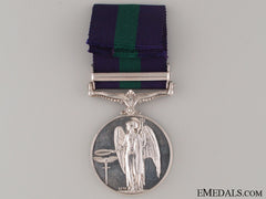 General Service Medal - Warwickshire Regiment